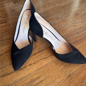 Chinese Laundry evening pumps - black suede with embellishments